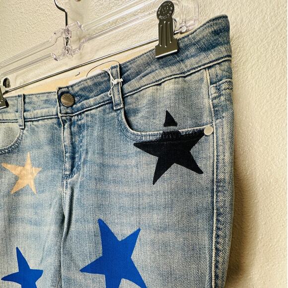 NWT Stella McCartney Blue Star Low Rise Skinny Boyfriend Jeans 29 - Picture 6 of 13